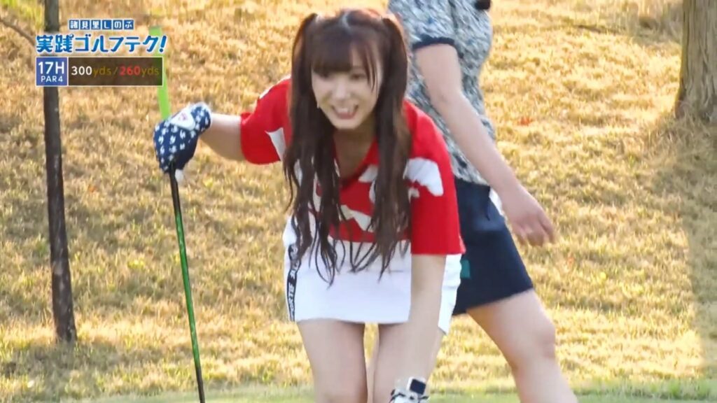 生田衣梨奈がゴルフで超ミニスカ！！モーニング娘。'23